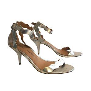 CHINESE LAUNDRY- SILVER WOMEN'S HEELS SIZE 9